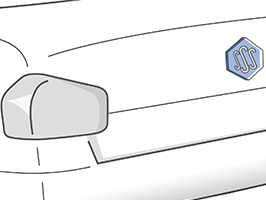 車両パーツの固定テープ