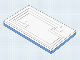 Low-dielectric materials around an antenna