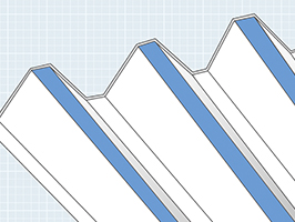 Metal attic damping material