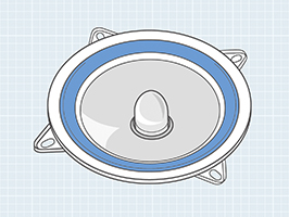 Car audio sealing material