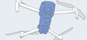 Shock absorbers for drone parts