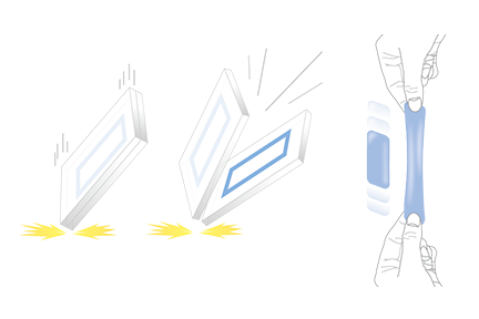 Shock resistance / Expandable technology